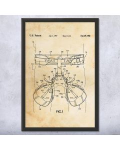 Rappelling Harness Patent Print