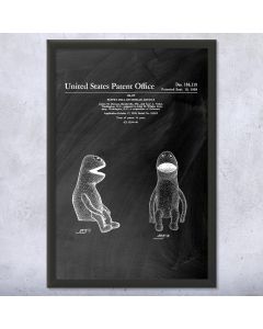 Wilkins Puppet Patent Framed Print