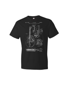 Gibson Guitar Magnetic Pickup Patent T-Shirt