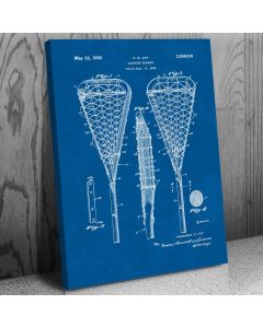 Lacrosse Stick Patent Canvas Print
