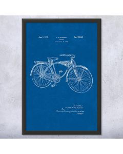 Bike Patent Framed Print