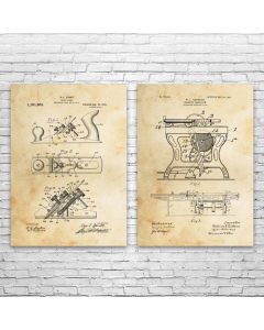 Woodworking Patent Prints Set of 2