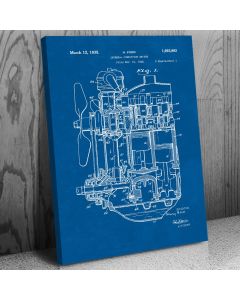 Henry Ford Car Engine Patent Canvas Print