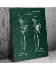 Pipe Wrench Patent Canvas Print
