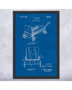 Toy Wagon Patent Framed Print
