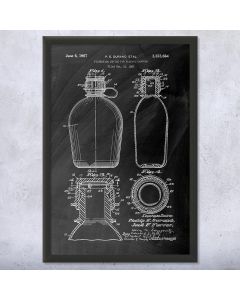 Canteen Patent Print