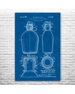Canteen Patent Print Poster