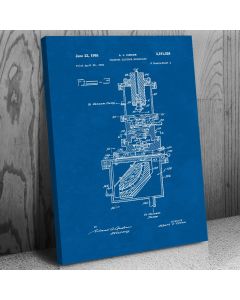 Scanning Electron Microscope Patent Canvas Print