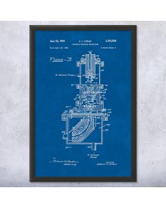 Scanning Electron Microscope Framed Patent Print