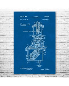 Scanning Electron Microscope Poster Patent Print