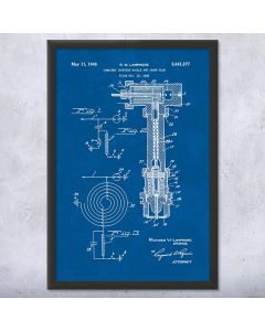 Fuel Injector Patent Framed Print