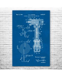 Fuel Injector Patent Print Poster