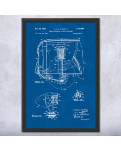 MacPherson Strut Spring Patent Framed Print