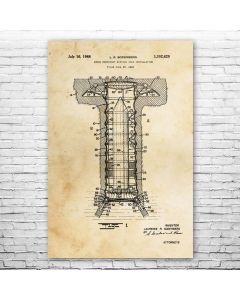 Missile Silo Patent Print Poster