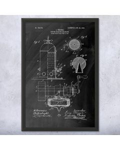 Bezzera Espresso Machine Framed Patent Print