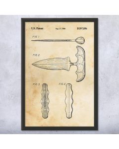 Push Knife Patent Print