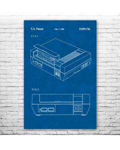 NES Video Game Console Poster Print
