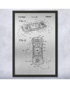 Atari Lynx Handheld Framed Patent Print