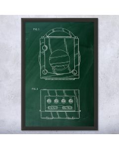 Video Game Console Framed Patent Print