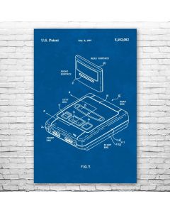 Super Famicom Patent Print Poster