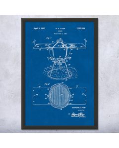 Barbecue Grill Patent Framed Print
