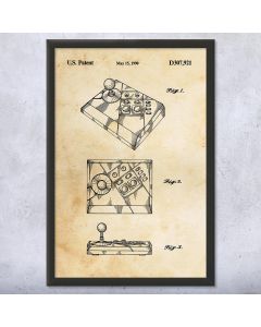 Advantage Joystick Patent Framed Print