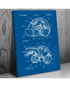 Forte VFX1 Virtual Reality Headgear Patent Canvas Print