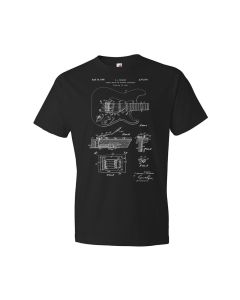 Stratocaster Guitar Patent T-Shirt