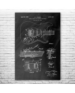 Electric Guitar Poster Print