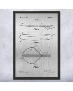 Surfboard Patent Framed Print