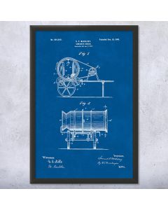 Concrete Mixer Patent Print