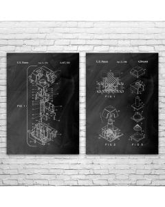 Mechanical Keyboard Patent Prints Set of 2