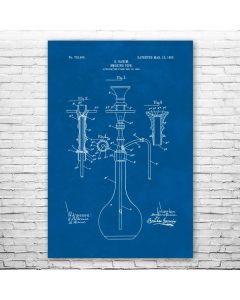 Hookah Poster Patent Print