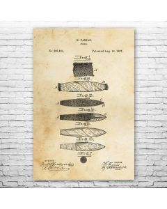 Cigar Patent Print Poster