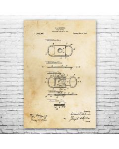 Cigar Cutter Patent Print Poster
