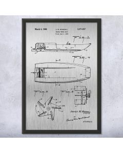 Paddle Boat Patent Print