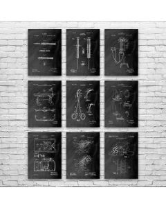 Surgical Patent Posters Set of 9