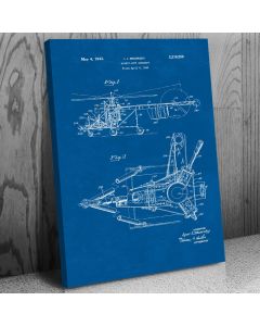 Sikorsky Helicopter Patent Canvas Print
