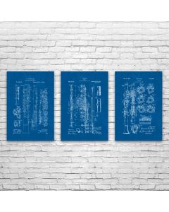 Wind Instruments Posters Set of 3
