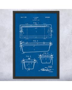 Bath Tub Patent Framed Print