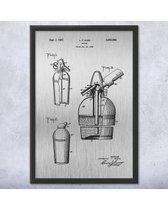 Soda Siphon Patent Print