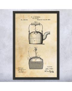 Tea Kettle Patent Print