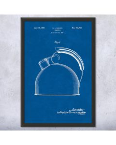 Whistling Tea Kettle Patent Framed Print
