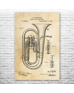 Concert Tuba Poster Print