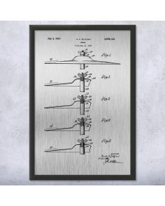 Ride Cymbal Framed Patent Print