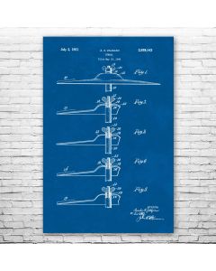 Ride Cymbal Poster Patent Print