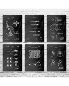 Dental Patent Posters Set of 6