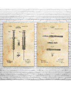 Surgical Tools Patent Prints Set of 2