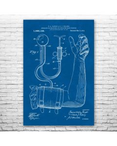 Blood Pressure Cuff Patent Print Poster