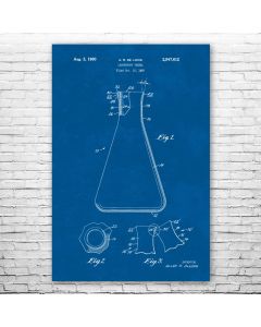 Erlenmeyer Flask Poster Patent Print